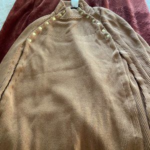 NWOT G.I.L.I. Got It Love It sweater cape size M/L